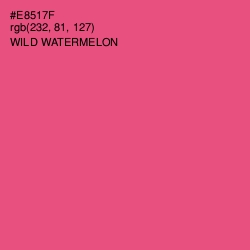#E8517F - Wild Watermelon Color Image